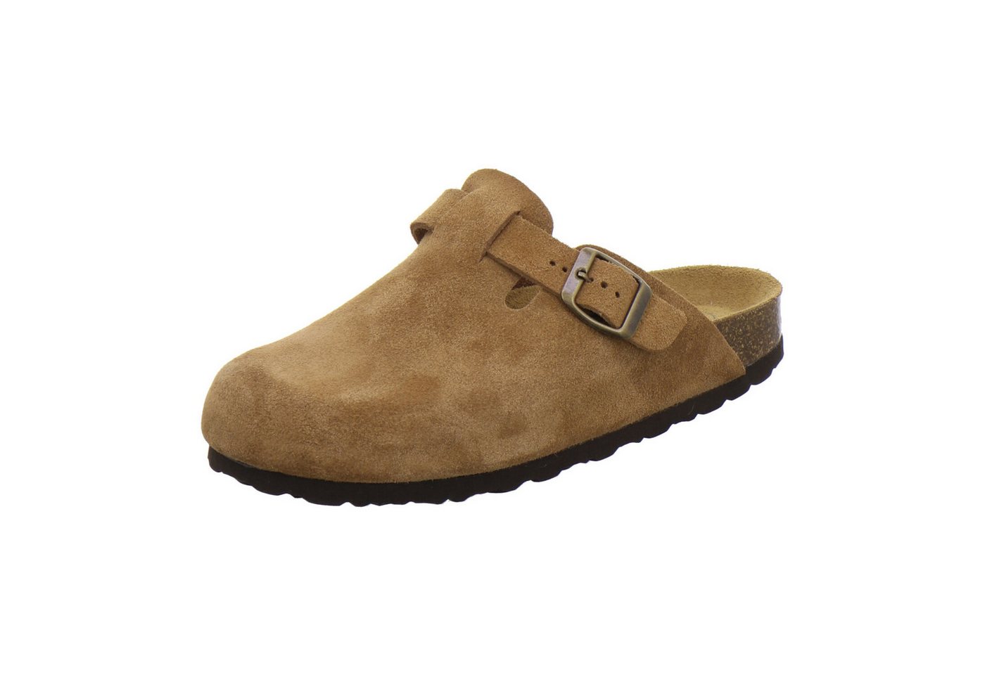 AFS-Schuhe 290084 Clogs Pantolette für Damen aus Leder mit Fußbett, Hausschuhe Made in Germany