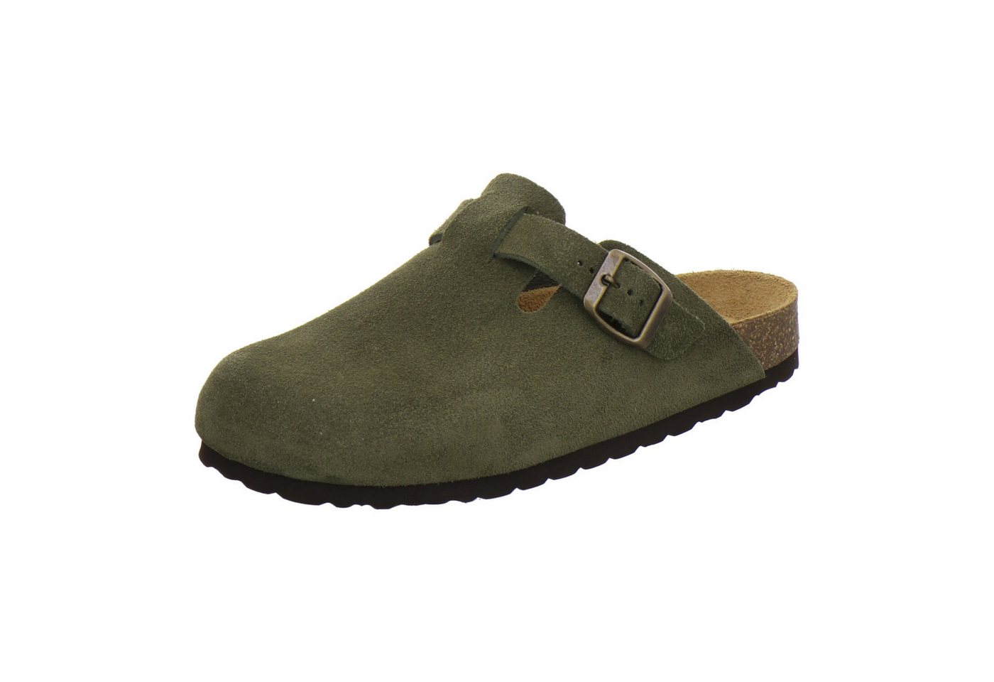 AFS-Schuhe 290088 Clogs Pantolette für Damen aus Leder mit Fußbett, Hausschuhe Made in Germany