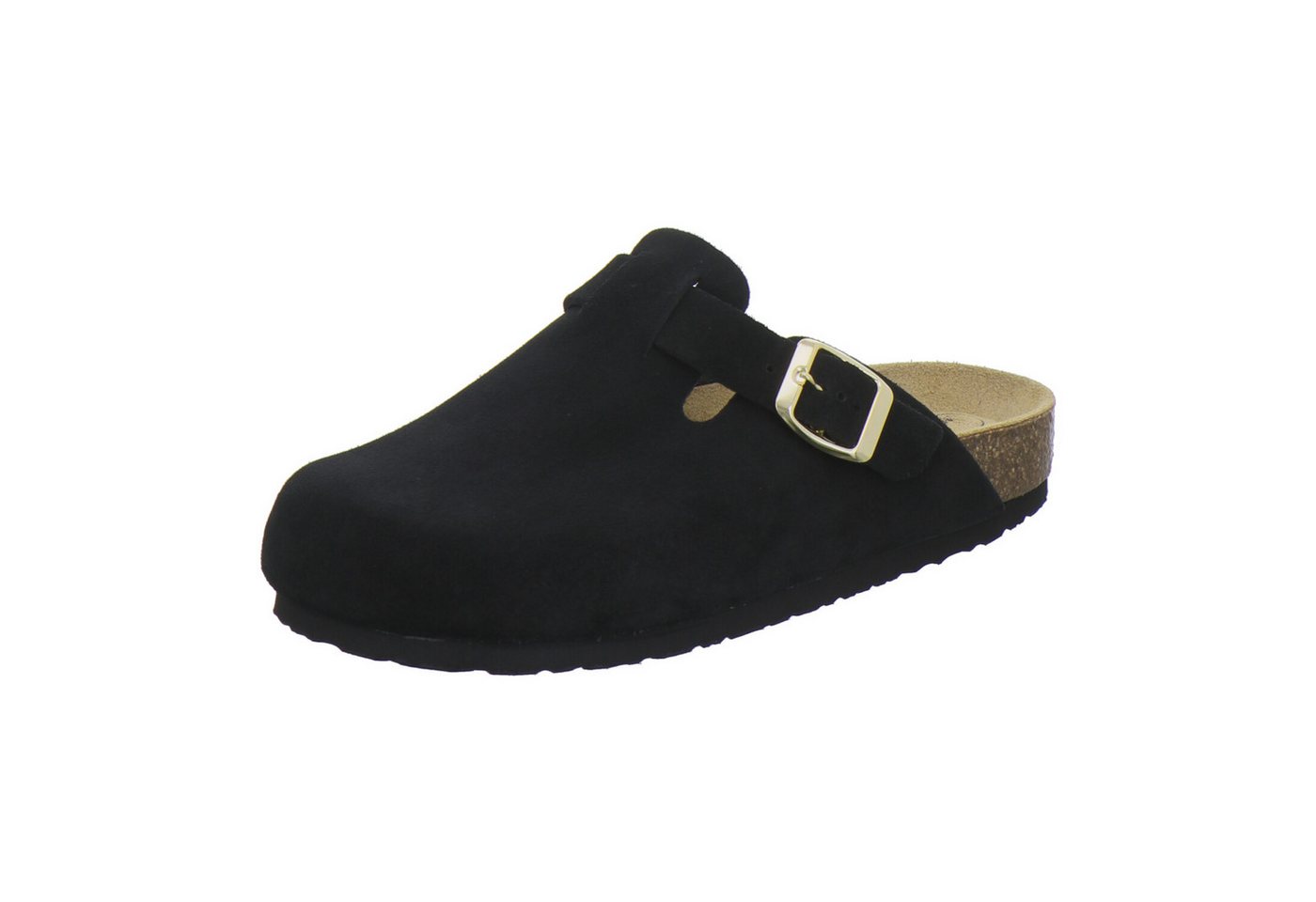 AFS-Schuhe 290097 Clogs Pantolette für Damen aus Leder mit Fußbett, Hausschuhe Made in Germany