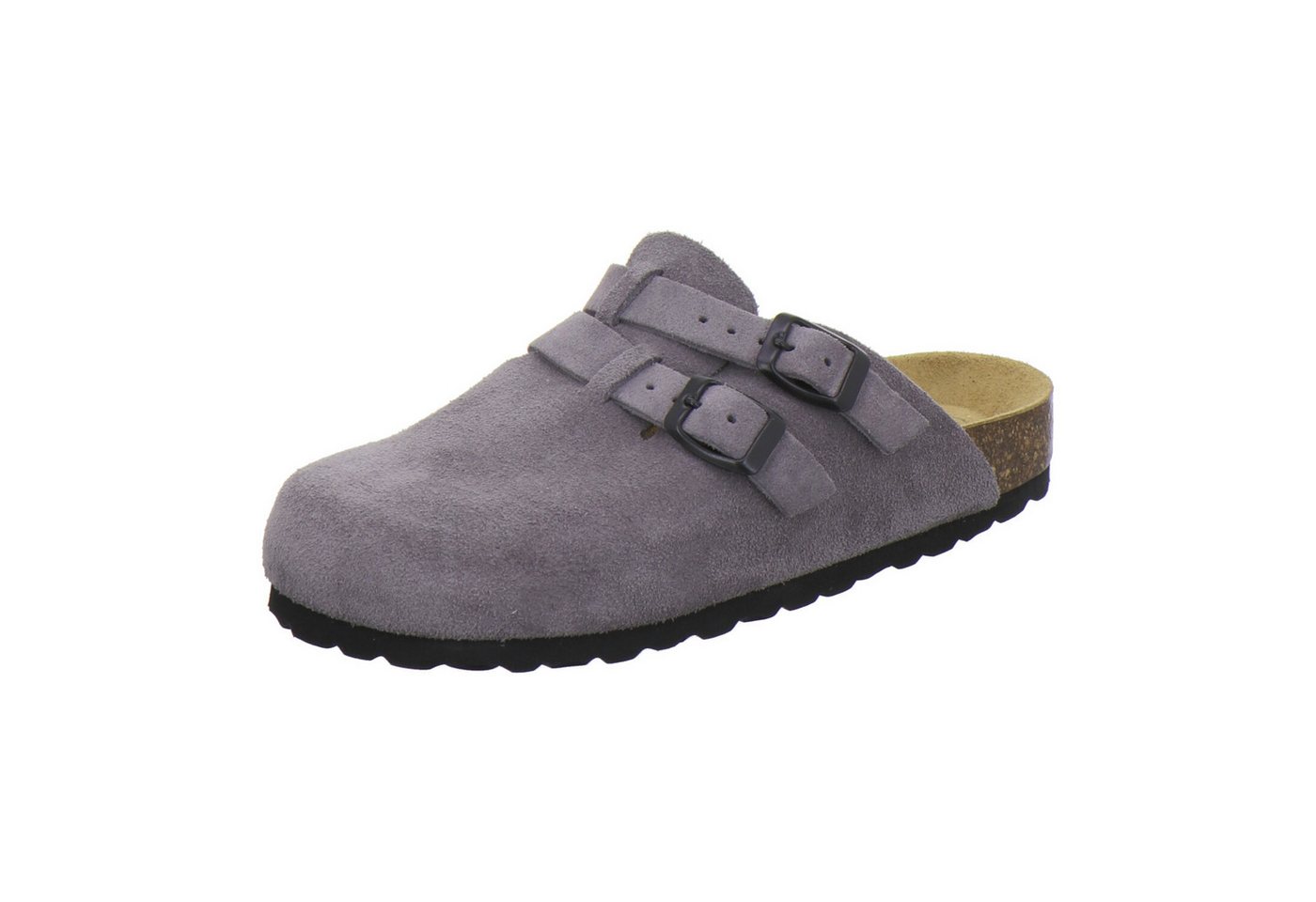 AFS-Schuhe 290283 Clogs Pantolette für Damen aus Leder mit Fußbett, Hausschuhe Made in Germany