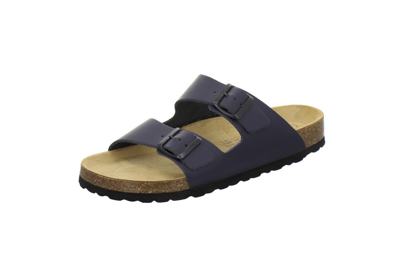 AFS-Schuhe 310050 Zweischnaller Pantolette für Herren mit Fußbett, bequeme Sandalen aus Leder