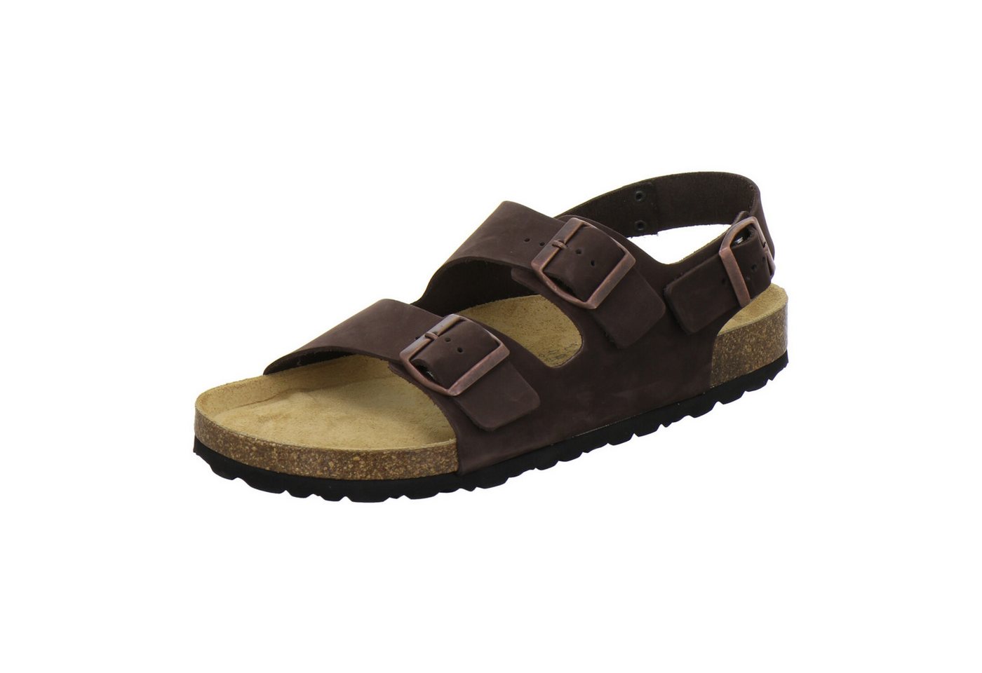 AFS-Schuhe 310567 Sandale Pantolette für Herren aus Leder mit Fußbett, Made in Germany