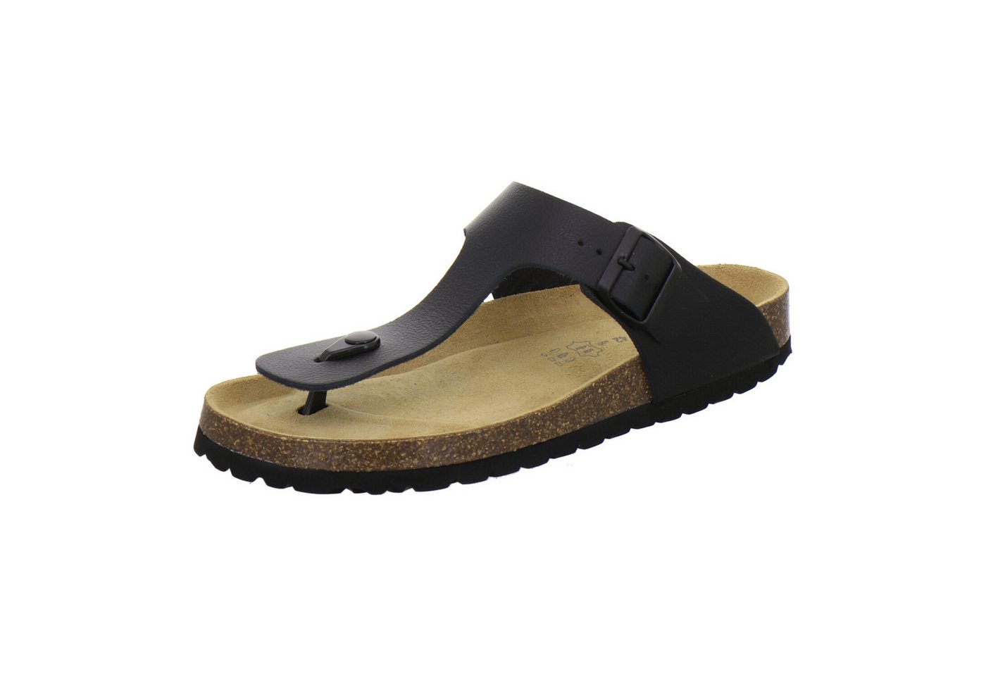 AFS-Schuhe 310723 Zehentrenner Pantolette für Herren aus Leder mit Fußbett, Made in Germany