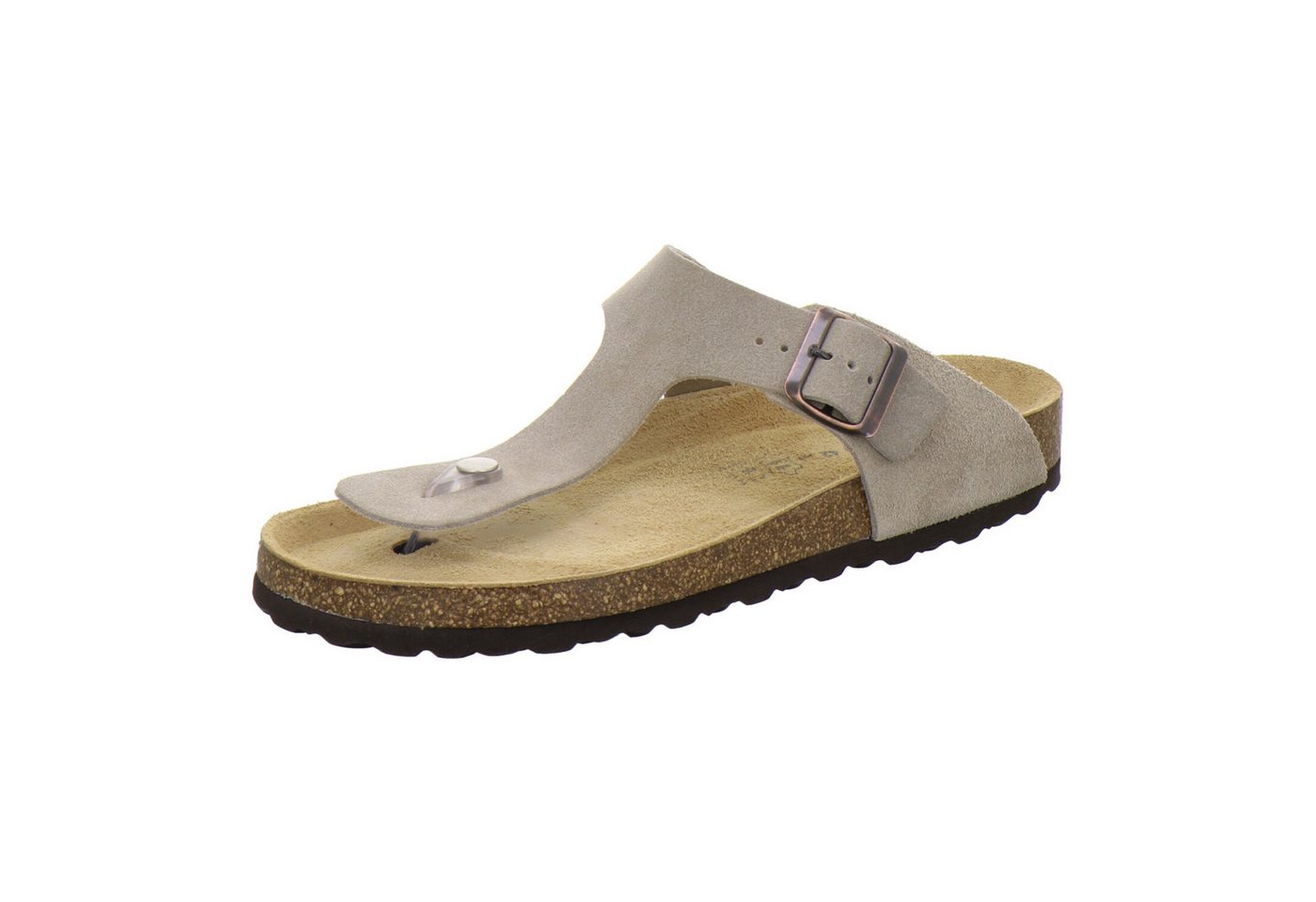 AFS-Schuhe 310774 Zehentrenner Pantolette für Herren aus Leder mit Fußbett, Made in Germany