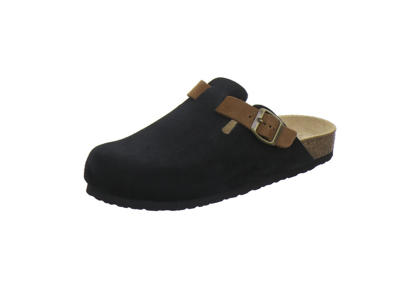 AFS-Schuhe 390020 Clogs Pantolette für Herren aus Leder mit Fußbett, Hausschuhe Made in Germany