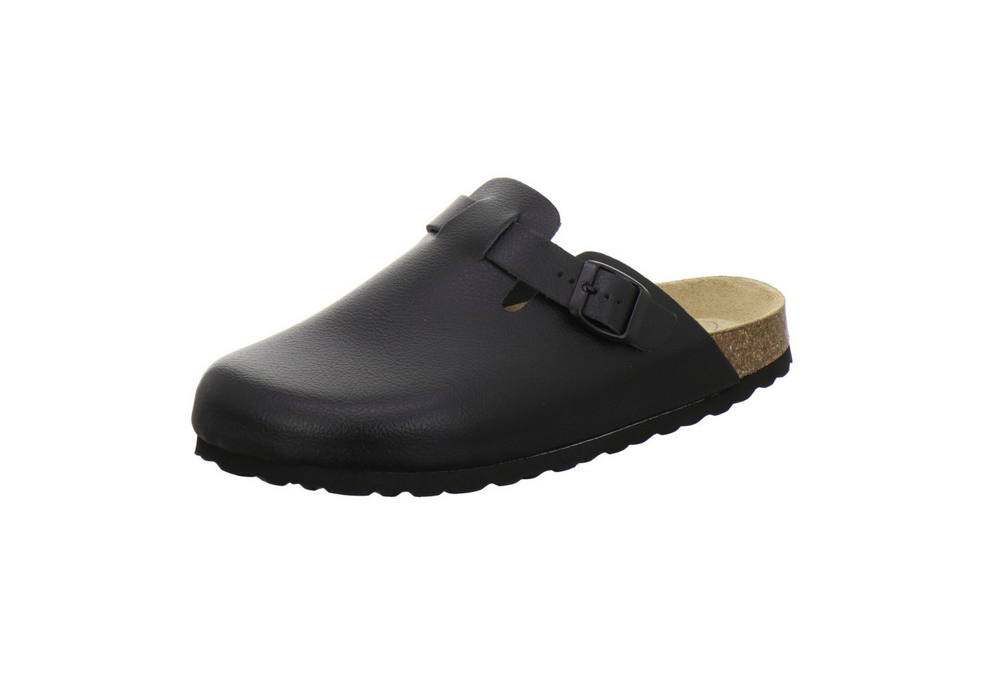 AFS-Schuhe 390023 Clogs Pantolette für Herren aus Leder mit Fußbett, Hausschuhe Made in Germany