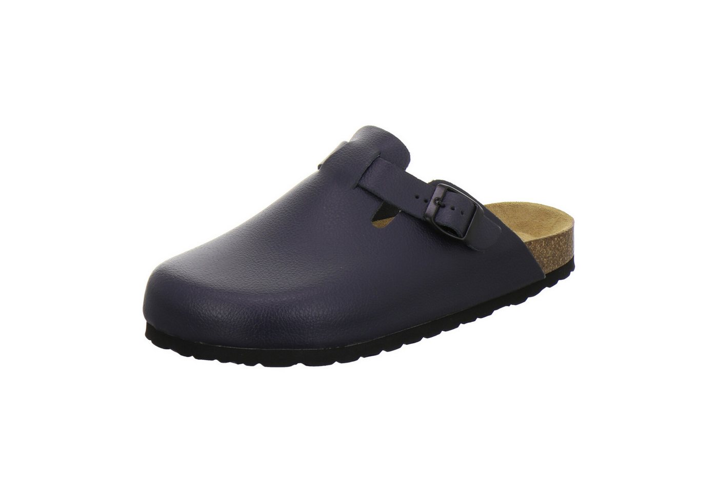 AFS-Schuhe 390050 Clogs Pantolette für Herren aus Leder mit Fußbett, Hausschuhe Made in Germany