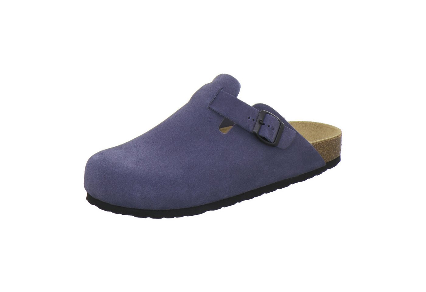 AFS-Schuhe 390053 Clogs Pantolette für Herren aus Leder mit Fußbett, Hausschuhe Made in Germany