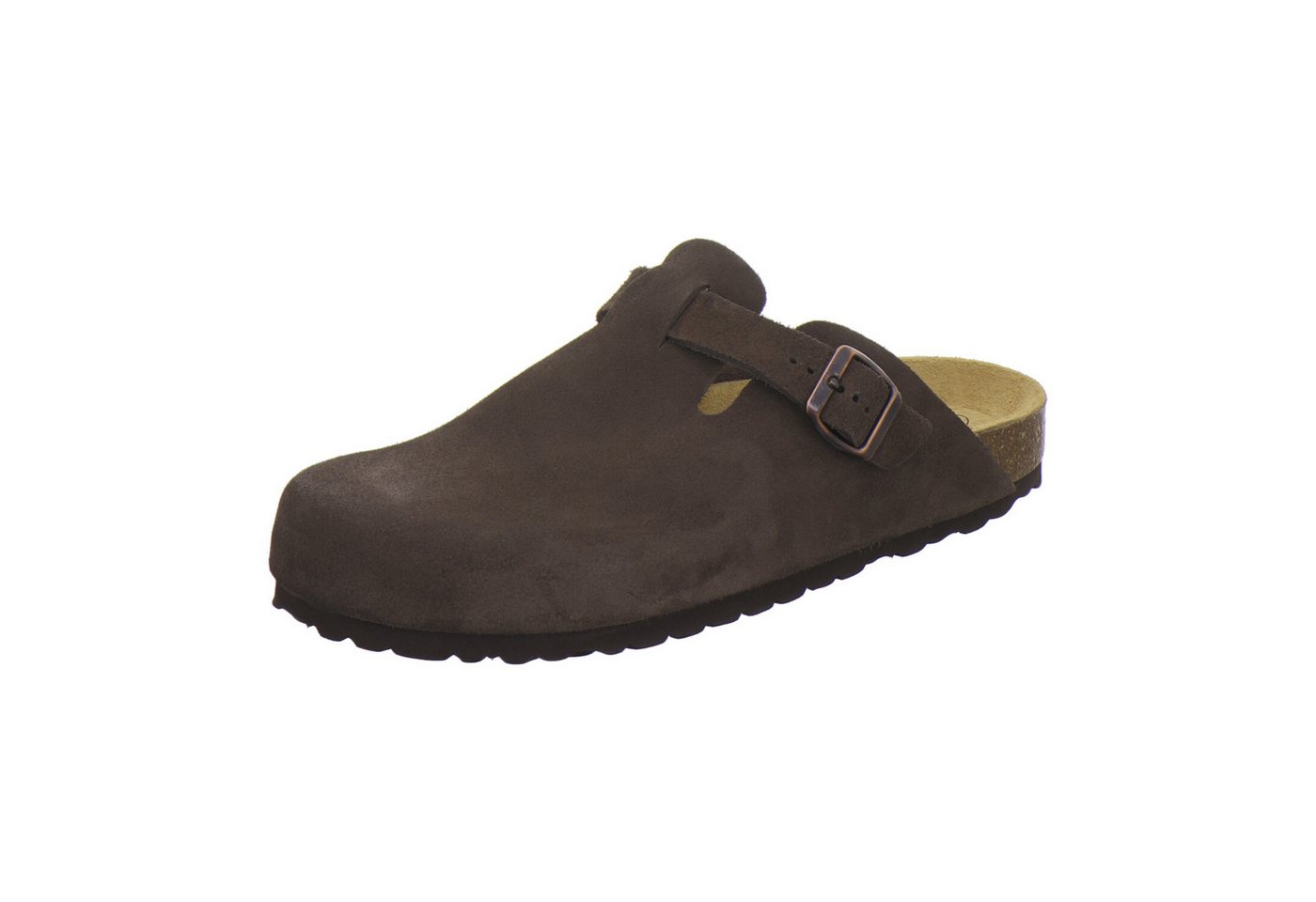 AFS-Schuhe 390076 Clogs Pantolette für Herren aus Leder mit Fußbett, Hausschuhe Made in Germany