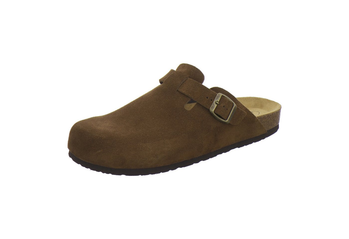 AFS-Schuhe 390079 Clogs Pantolette für Herren aus Leder mit Fußbett, Hausschuhe Made in Germany