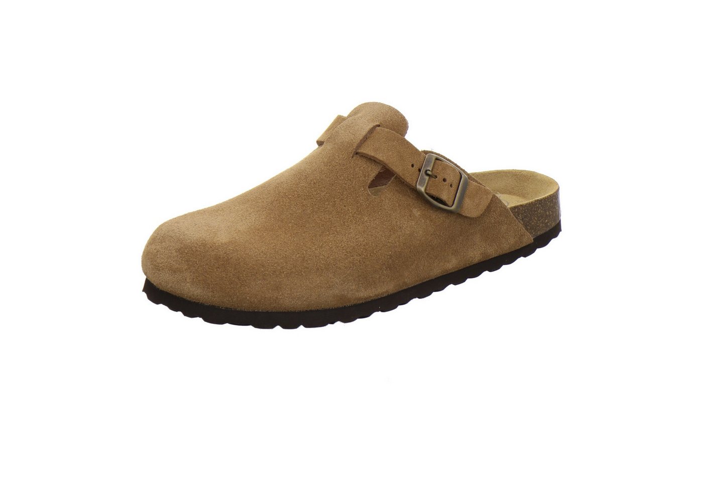 AFS-Schuhe 390084 Clogs Pantolette für Herren aus Leder mit Fußbett, Hausschuhe Made in Germany