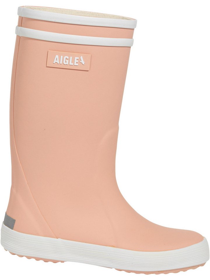 Aigle Regenstiefel Lolly-Pop 2 rosa/weiß Gummistiefel