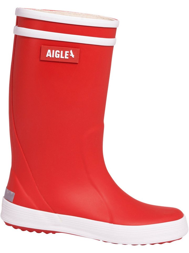 Aigle Regenstiefel Lolly-Pop 2 rot/weiß Gummistiefel