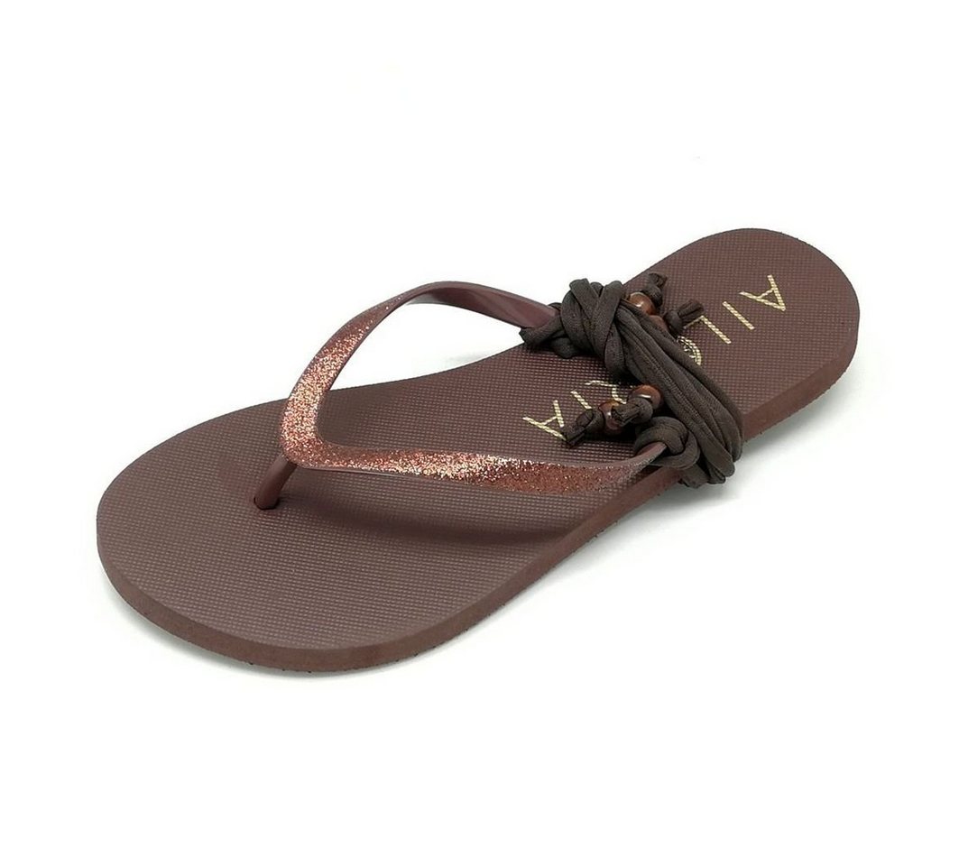 AILORIA PAMPELONNE Zehensandalen Zehentrenner Zehensandalen (braun/schwarz)