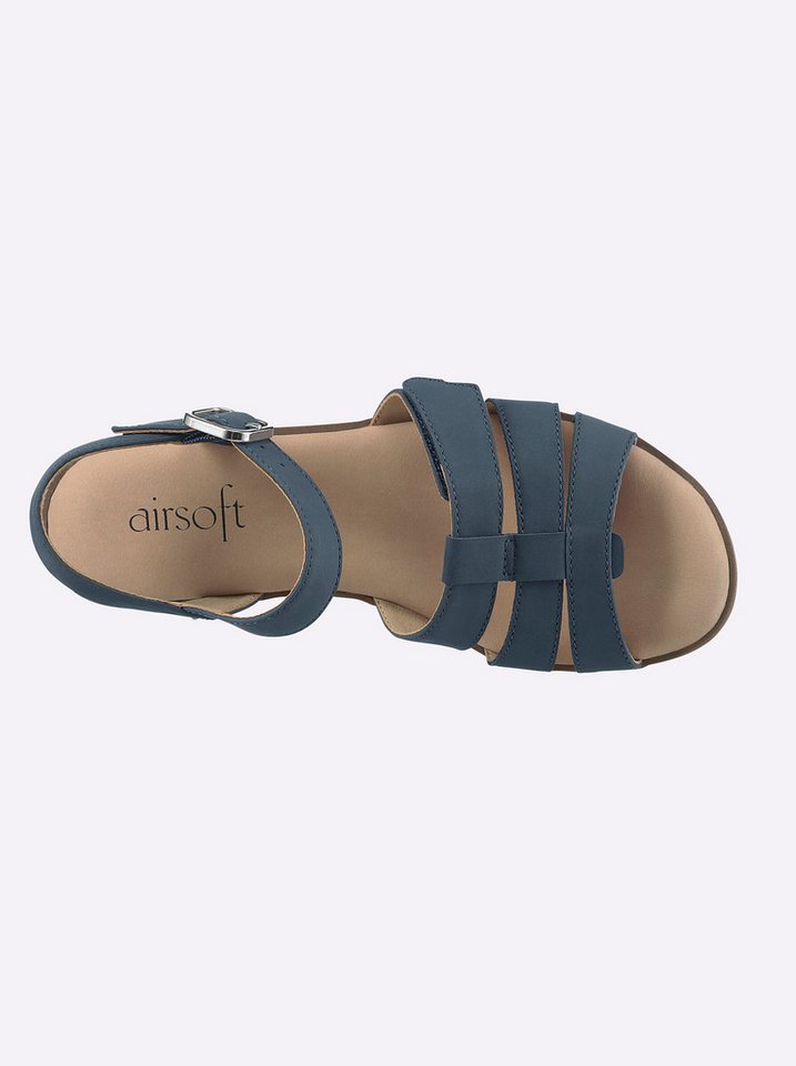 airsoft modern+ Sandalette Sandalette (blau)