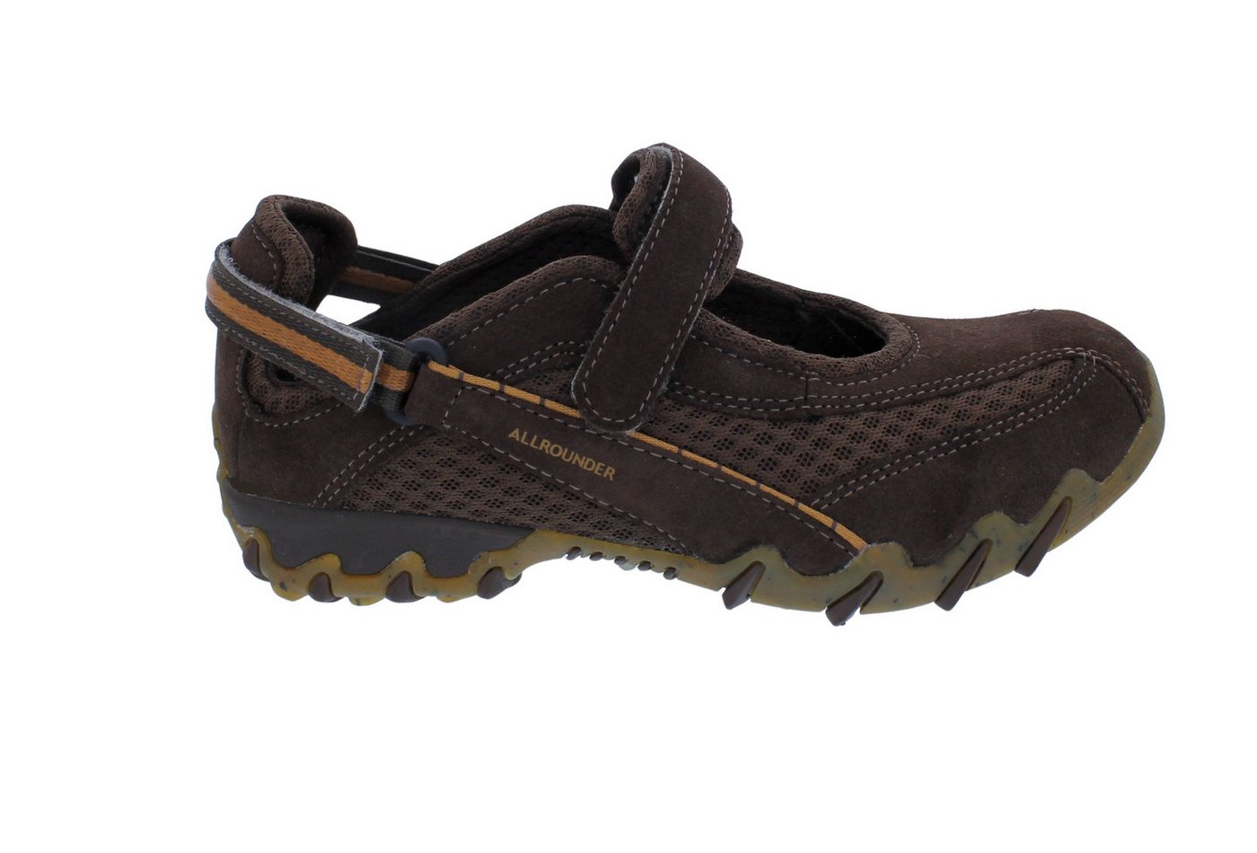 Allrounder by Mephisto Allrounder Niro Sneaker, Klettverschluss, Corvino (braun), C. Suede 51 Klettschuh