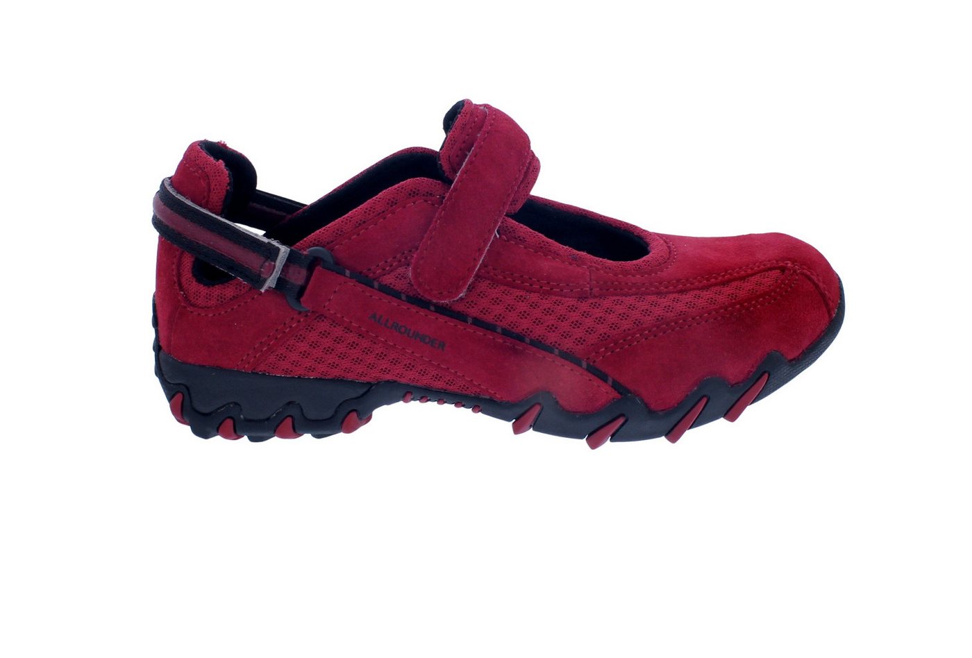 Allrounder by Mephisto Allrounder Niro Sneaker, Klettverschluss, Veneroso (rot), C. Suede 48 Klettschuh