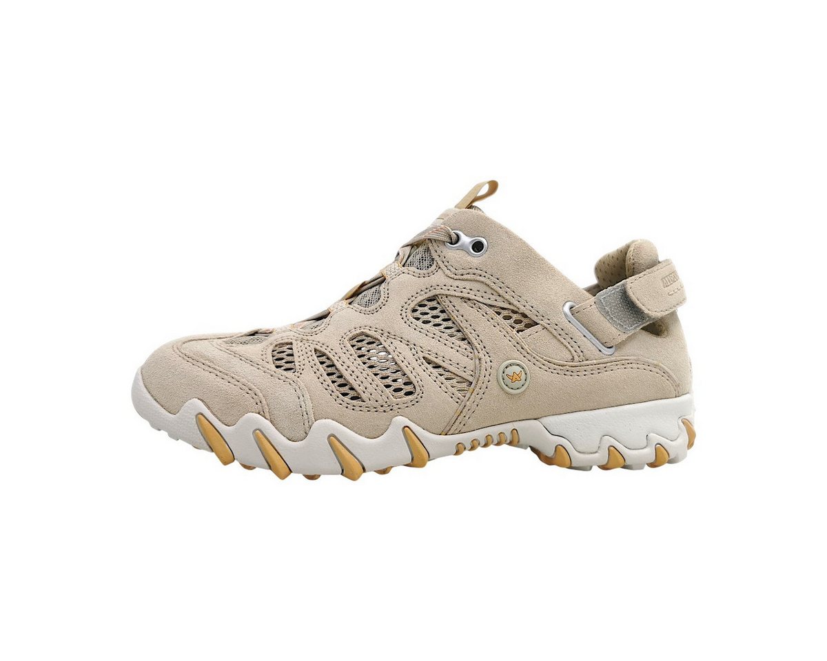 Allrounder by Mephisto sportlicher Schnürer Slip-On Sneaker (beige)