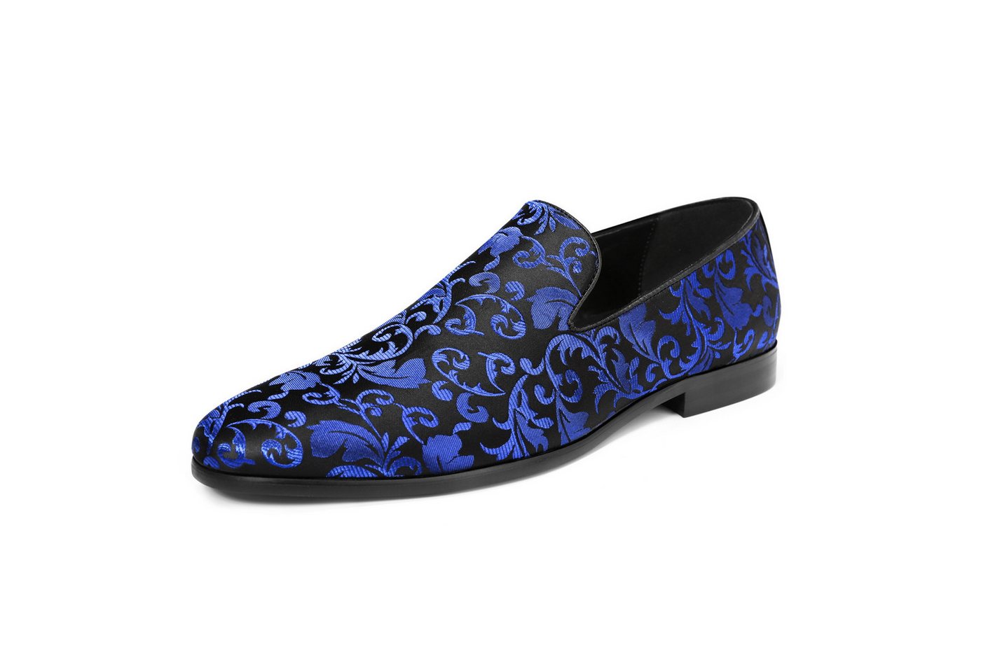 Allthemen Loafer Herren Slipper Pennyloafer mit elegantem Jacquard