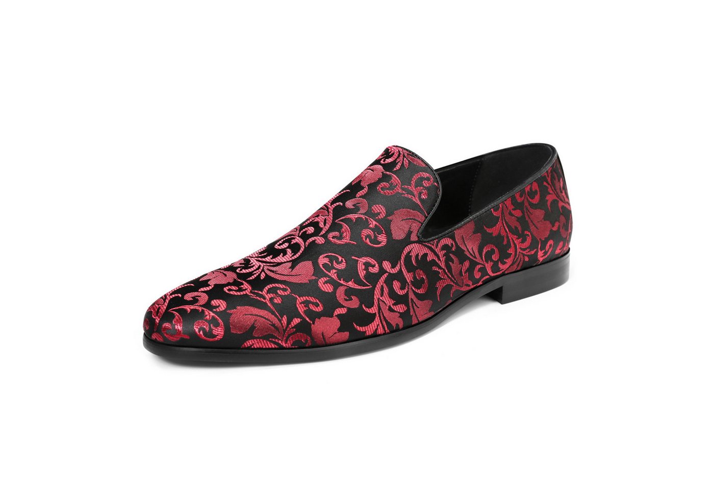 Allthemen Loafer Herren Slipper Pennyloafer mit elegantem Jacquard