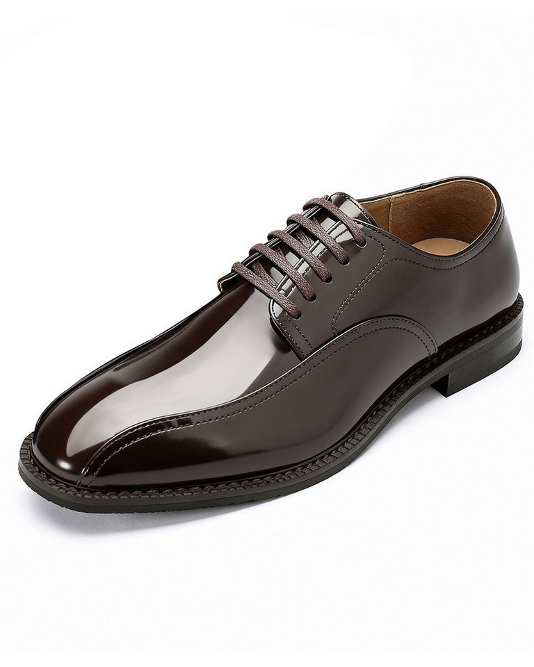 Allthemen Schnürschuh Herren Business Schnürschuhe mit Glänzende Oberfläche Elegant