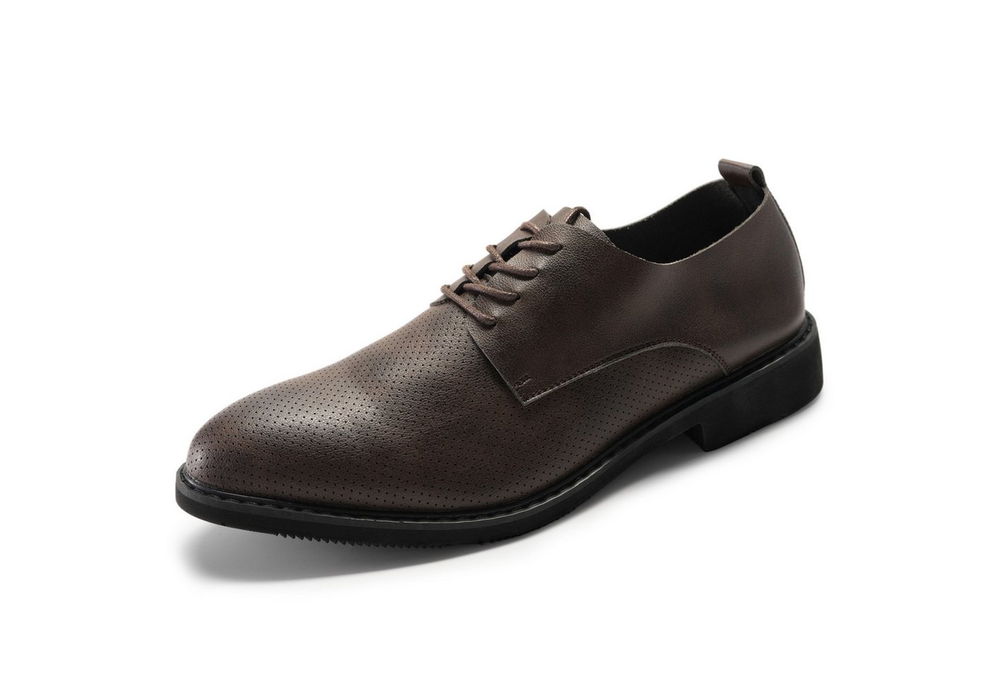 Allthemen Schnürschuh mit atmungsaktivem Mesh Businessschuhe Spitze Halbschuh