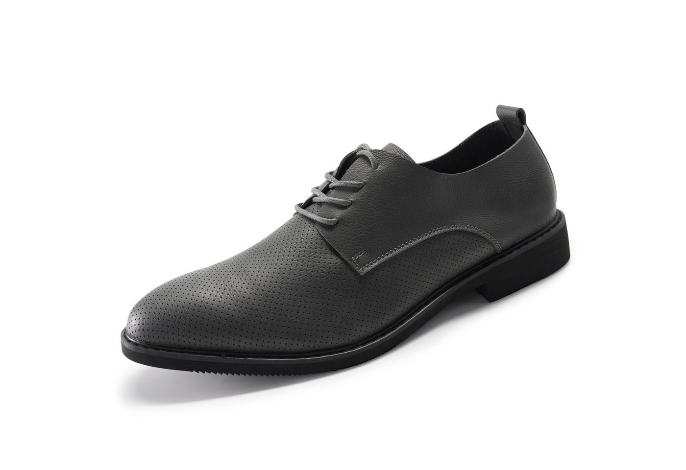 Allthemen Schnürschuh mit atmungsaktivem Mesh Businessschuhe Spitze Halbschuh