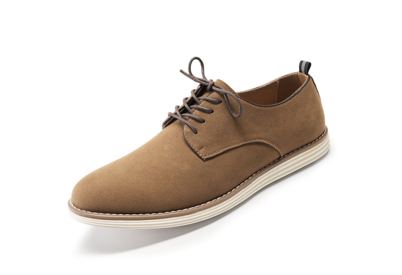 Allthemen Schnürschuh mit schlichten Ziernähten Freizeitschuh Herren lässige Businessschuhe