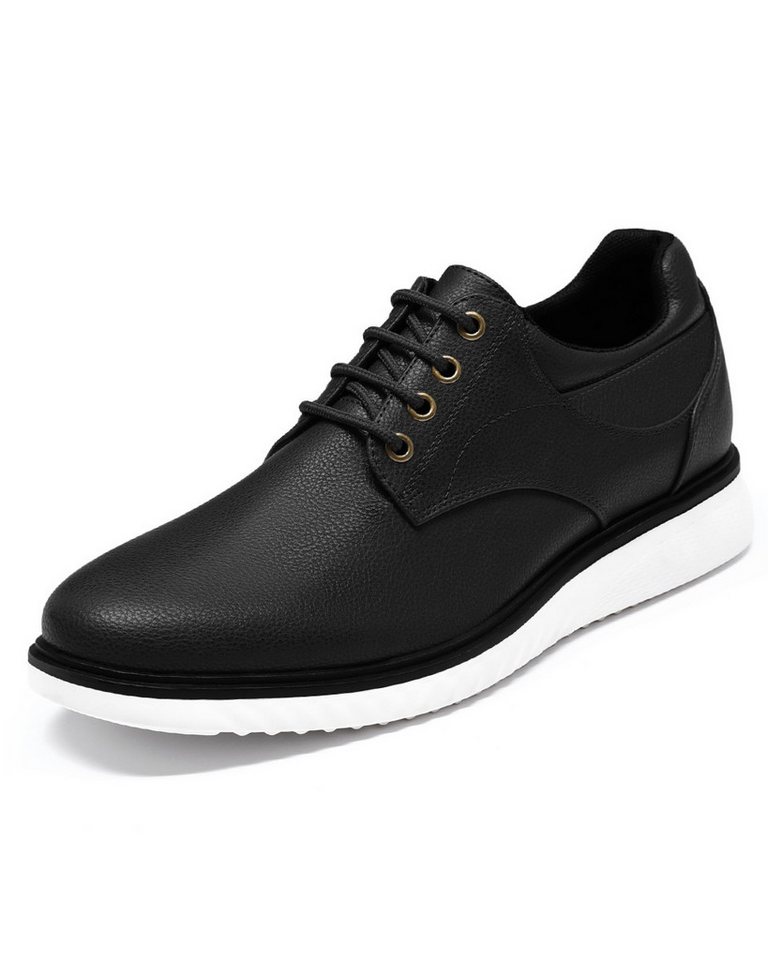 Allthemen Schnürschuh Schnürschuhe Herren Rundkappe Business Halbschuhe aus Leder