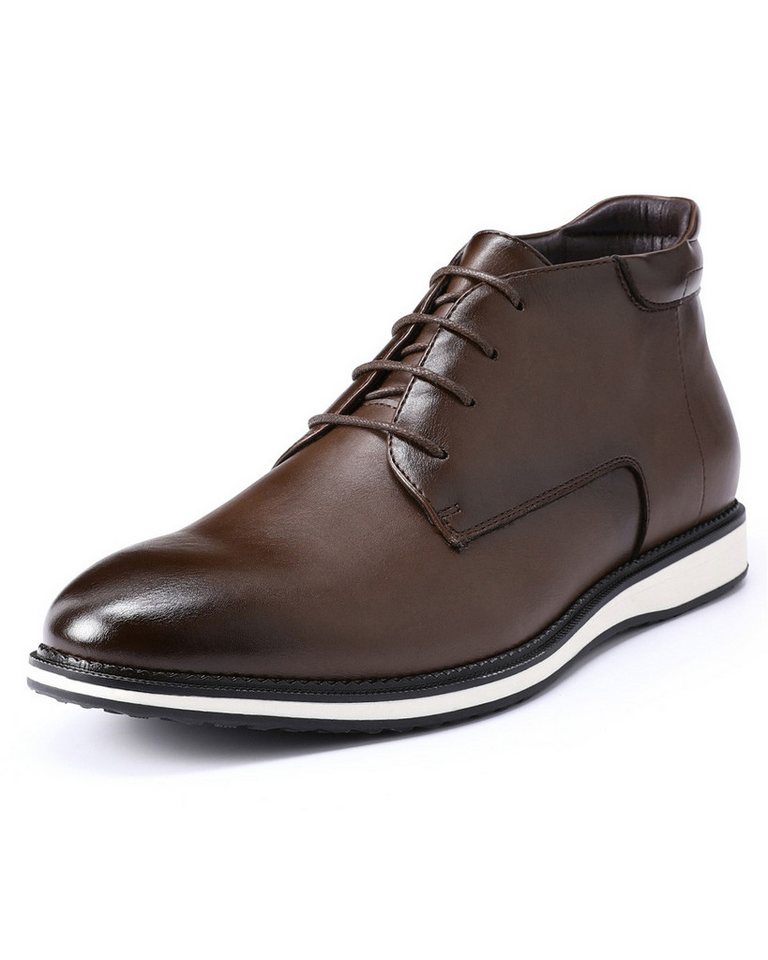 Allthemen Schnürstiefel Herren Elegante Stiefelette Vielseitig für Business und Freizeit