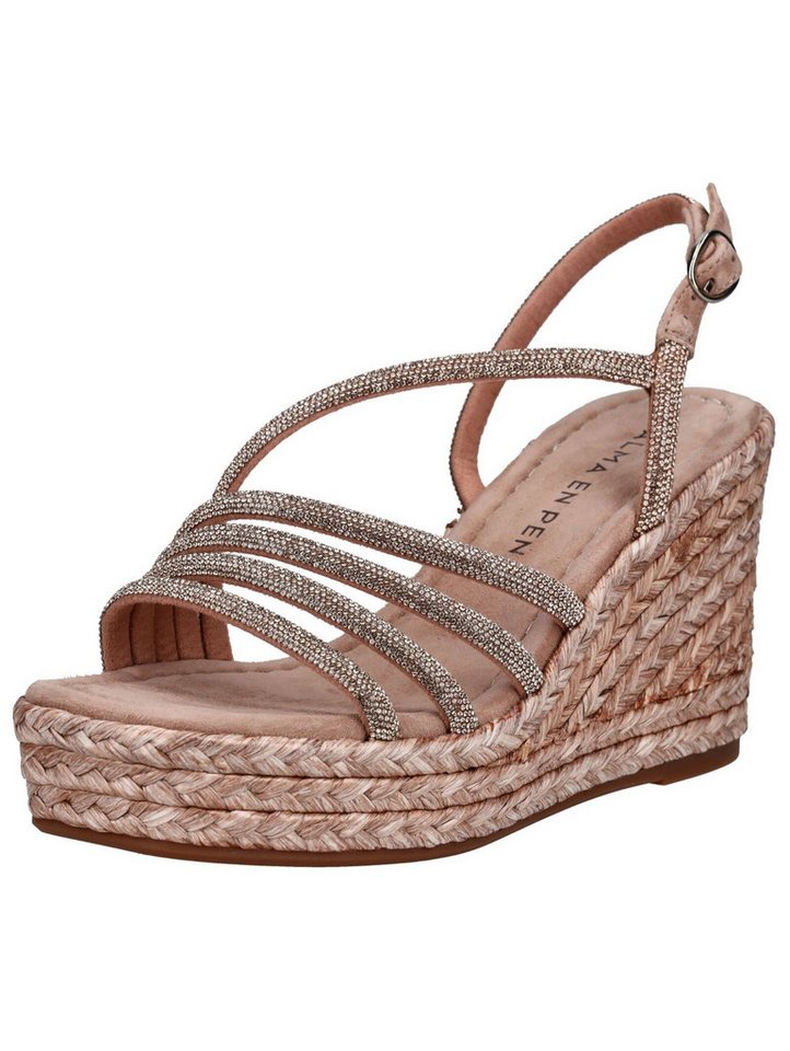 Alma en Pena Sandalen Textil Keilsandalette (rosa)