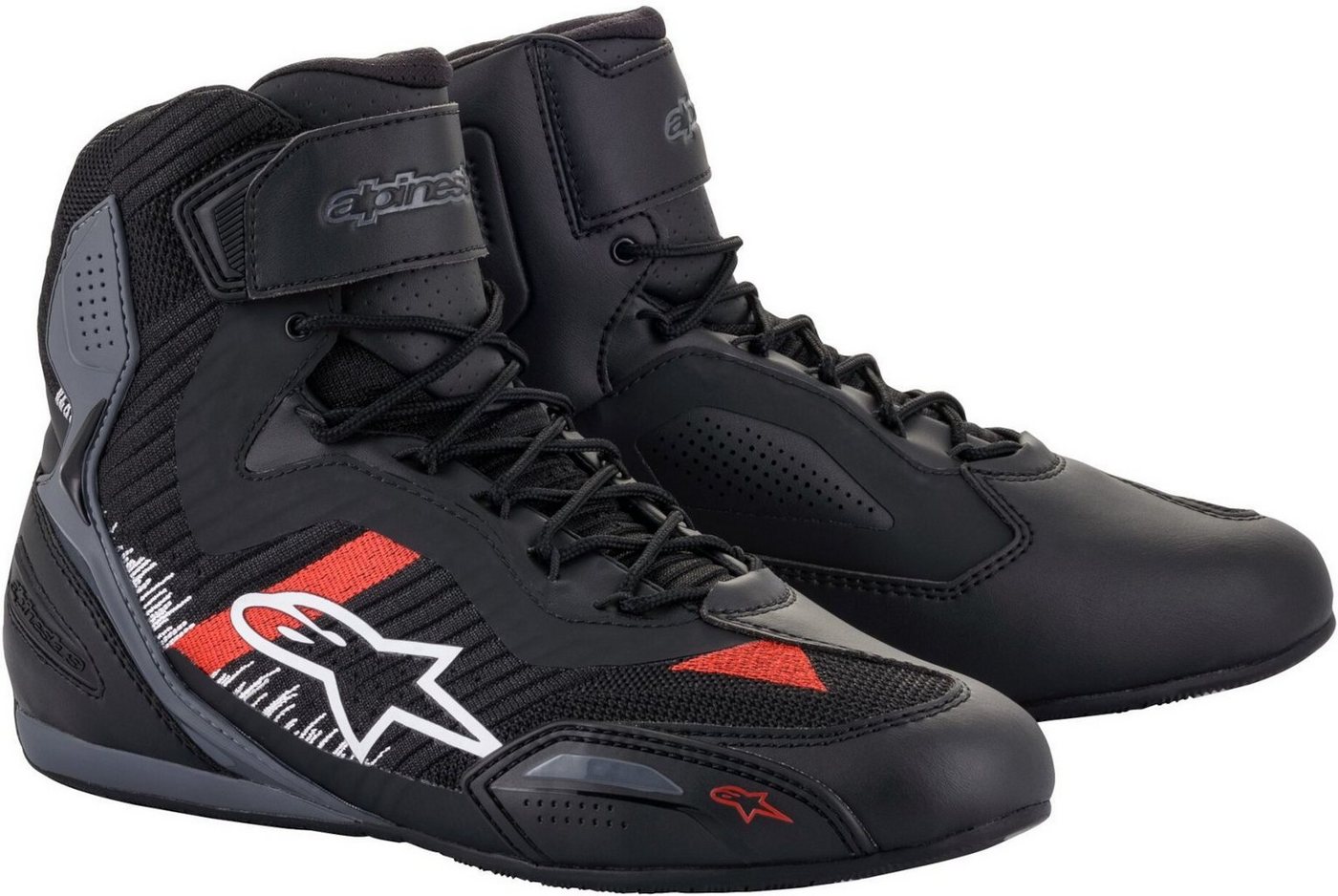 alpinestars Faster-3 Rideknit Motorradschuhe Motorradstiefel perforiert