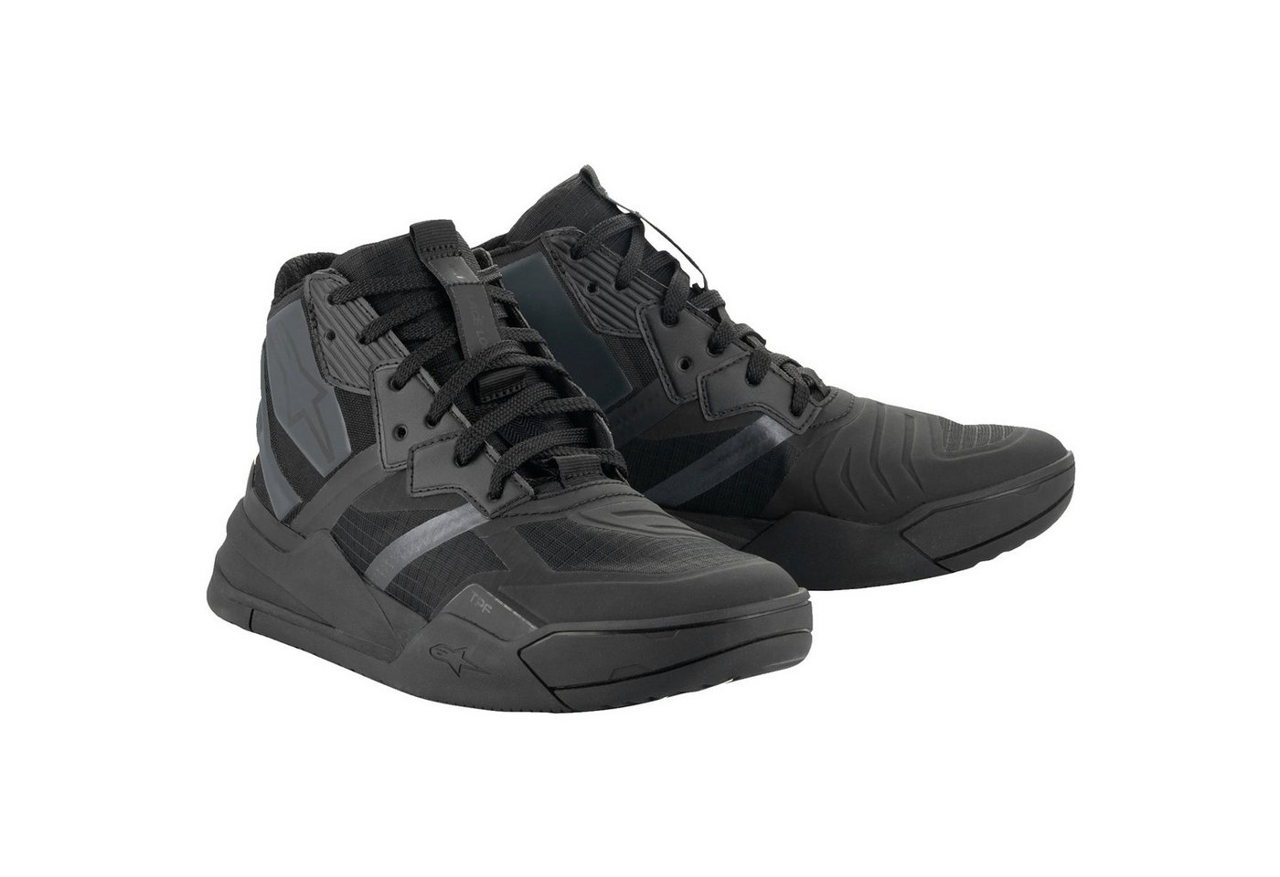 alpinestars Speedflight Motorradschuhe schwarz / schwarz Motorradstiefel (Packung, Antistatische und Öl- und Benzinfeste Sohle)