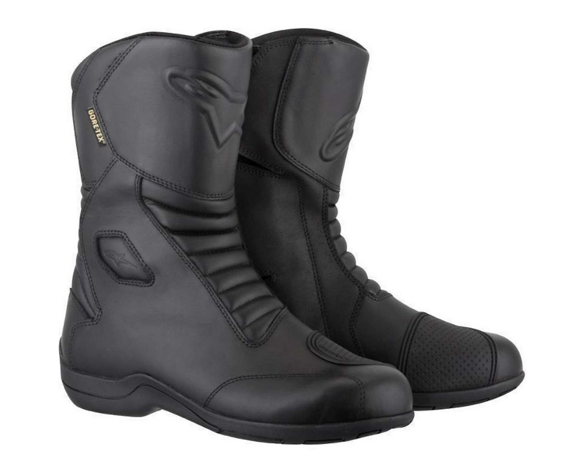 alpinestars Web GORE-TEX Motorradstiefel schwarz Motorradstiefel (Packung, Antistatische und Öl- und Benzinfeste Sohle)