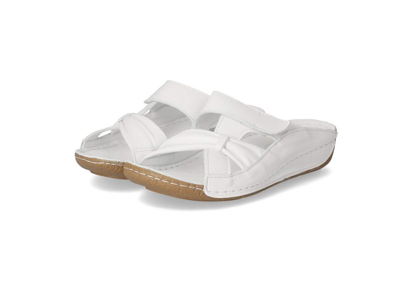Andrea Conti 0025303-001 Damen Glattleder white Pantolette