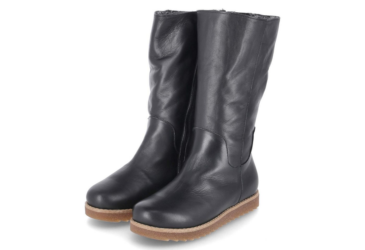 Andrea Conti 0060203/002 Damen Glattleder schwarz Winterstiefel