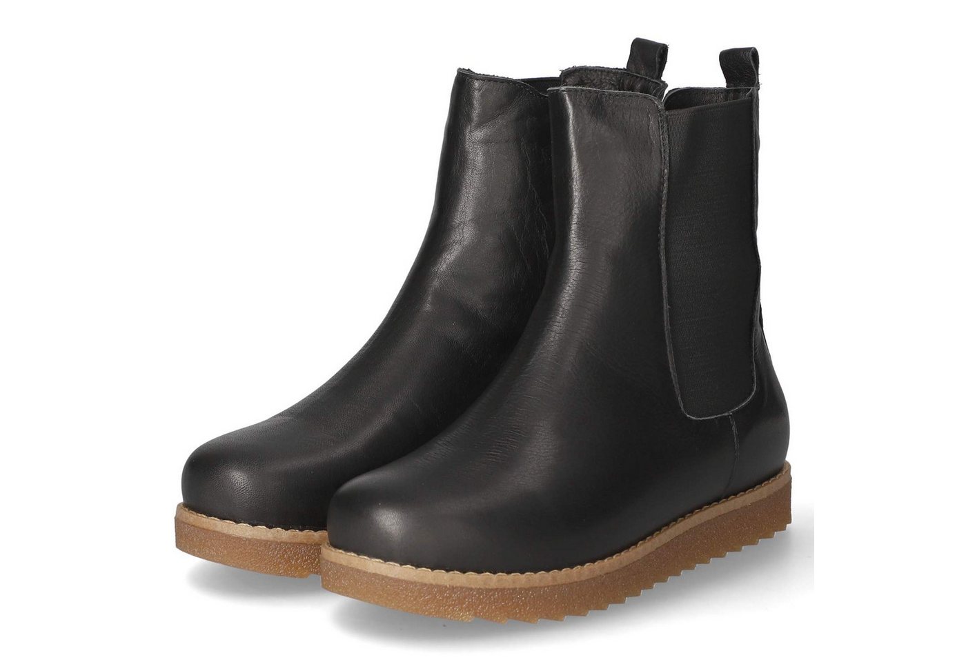 Andrea Conti 0060211/002 Damen Glattleder schwarz Schlupfstiefel