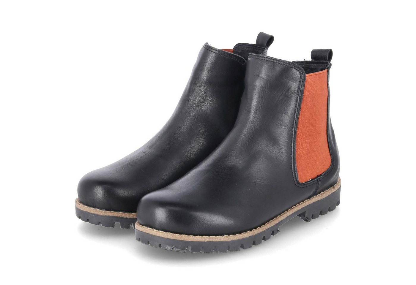 Andrea Conti 0340243/1833 Damen Glattleder schwarz Schlupfstiefel
