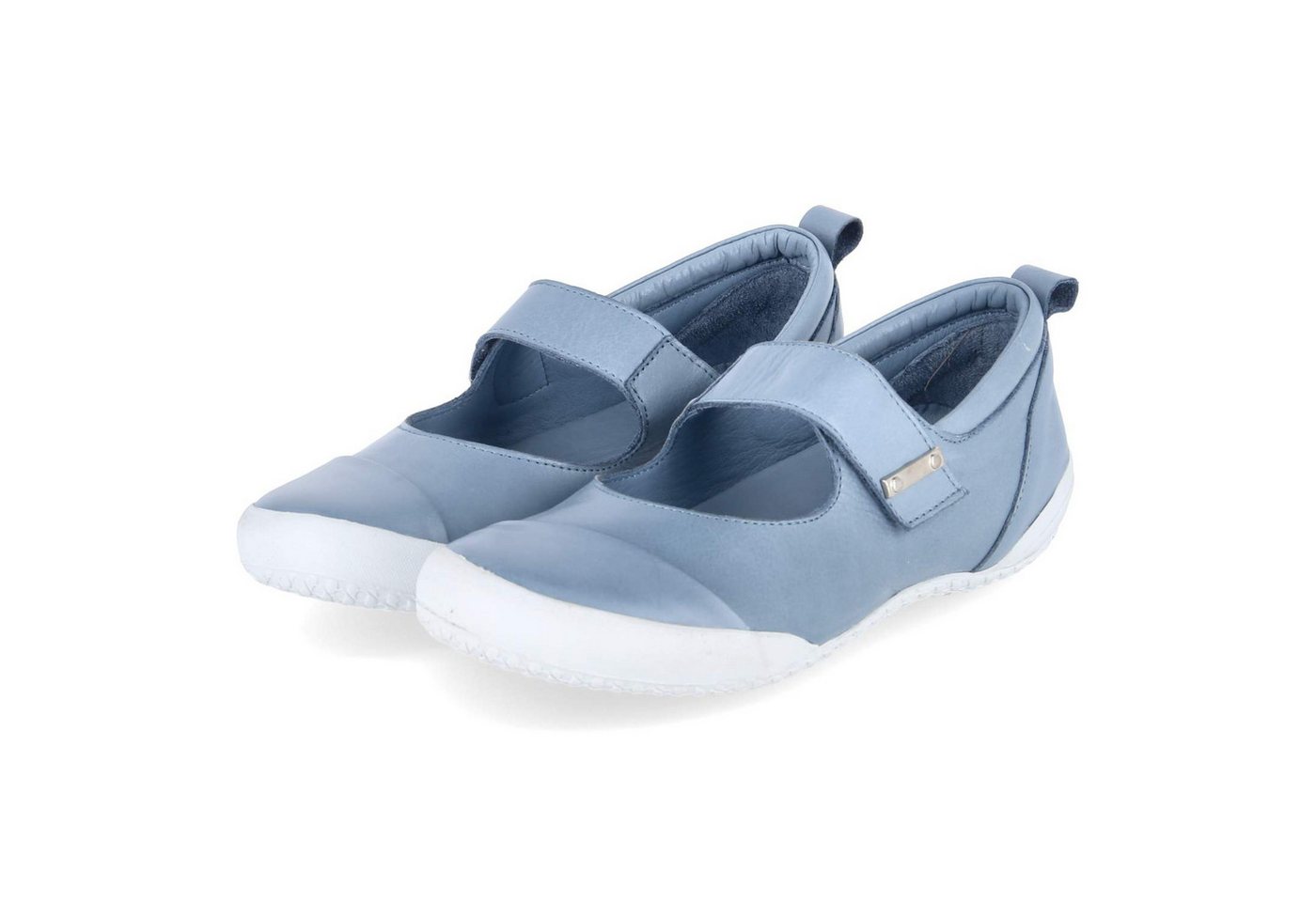 Andrea Conti 0341066-0013 BLEU Damen Glattleder blue Slipper
