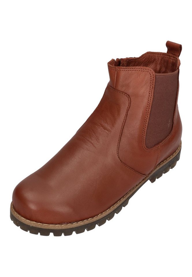 Andrea Conti 0342818-070 Chelseaboots Kastanie