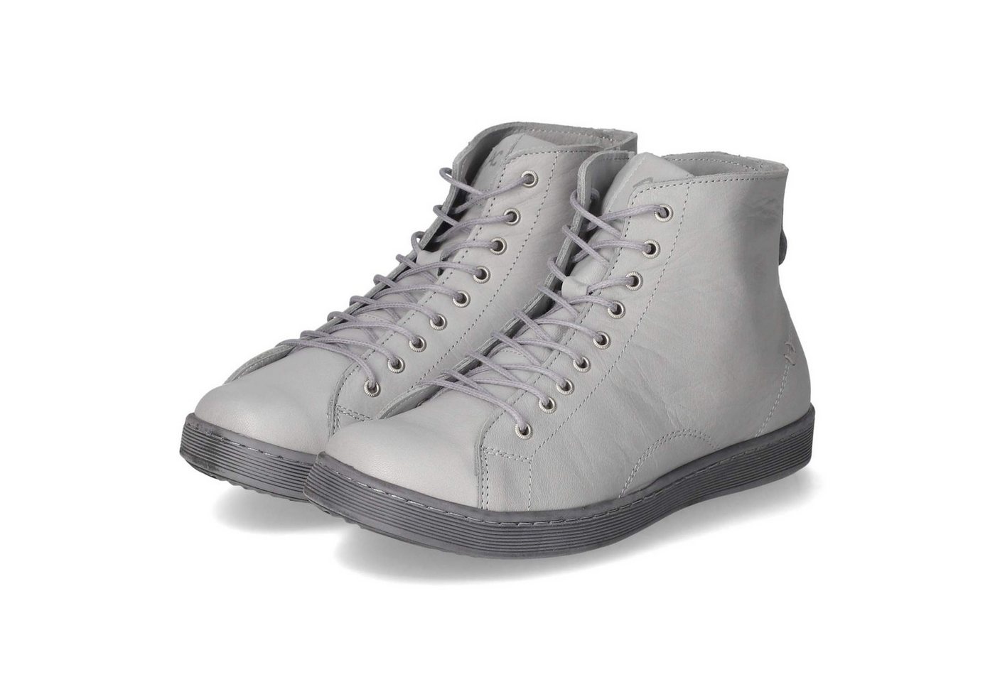 Andrea Conti 0344900/109 Damen Glattleder grau Schnürstiefel