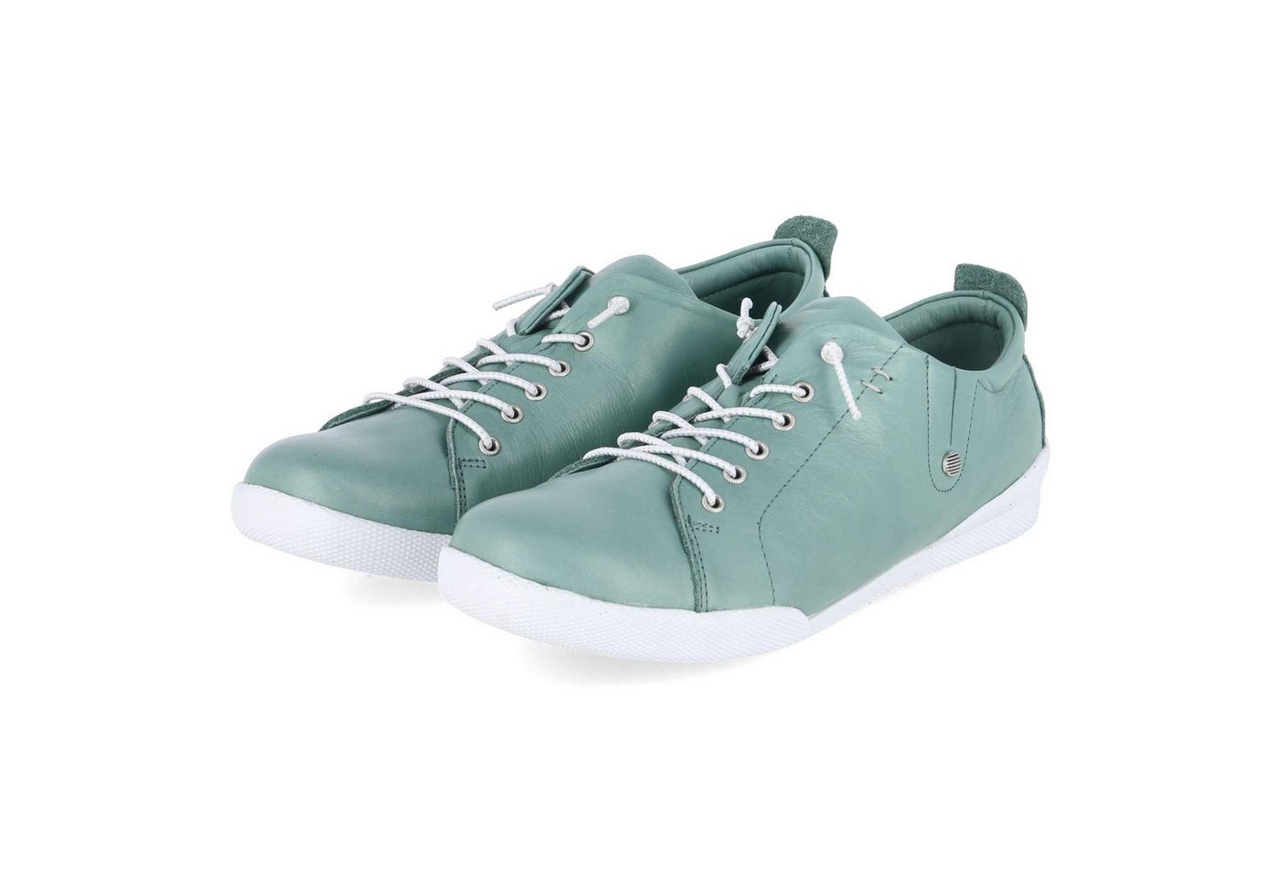 Andrea Conti 0345724-0208 PEPPERMINT Damen Glattleder green Schnürschuh