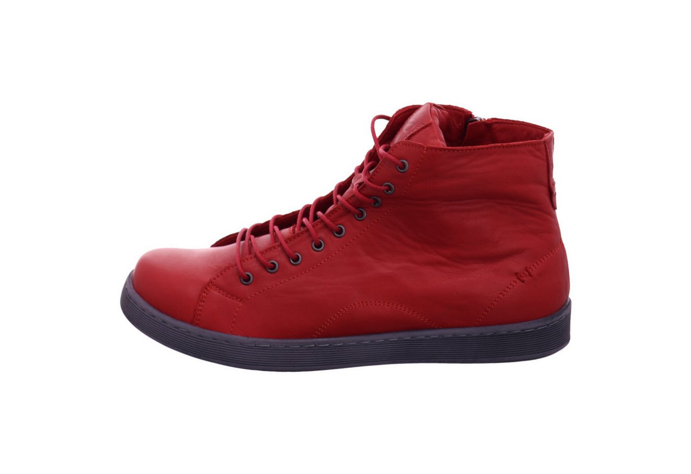 Andrea Conti Da.- Schnürer Schnürstiefel (grau/rot)