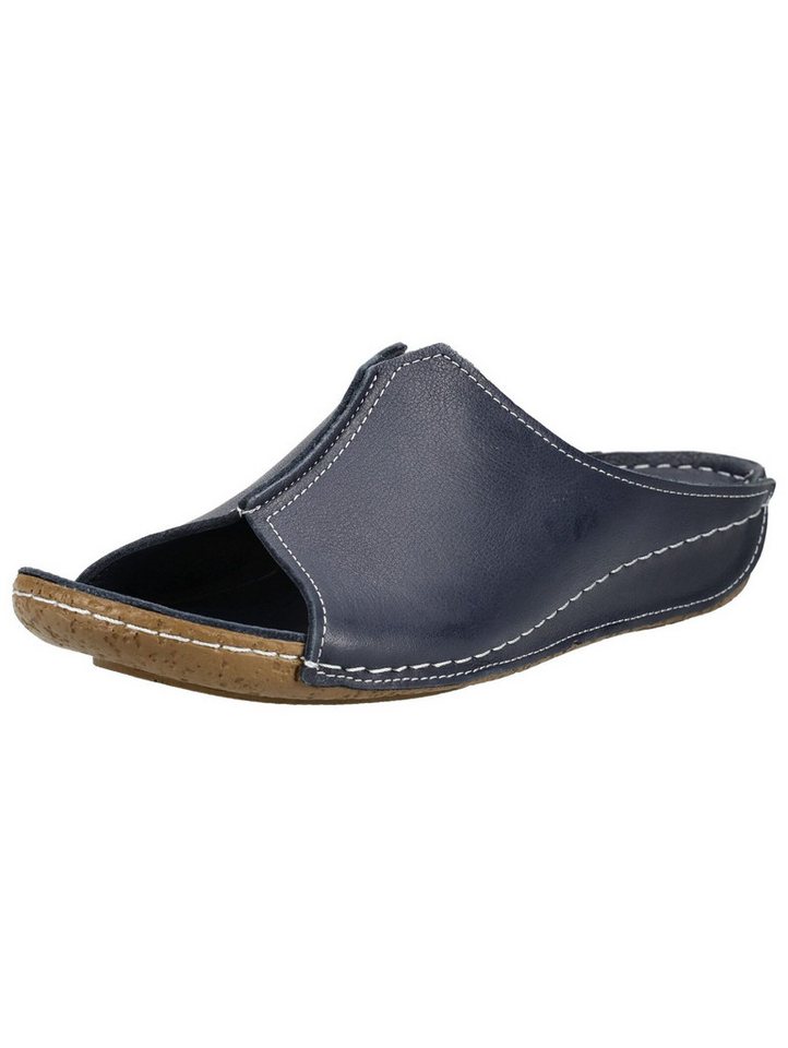 Andrea Conti Pantoletten Leder Pantolette (blau)