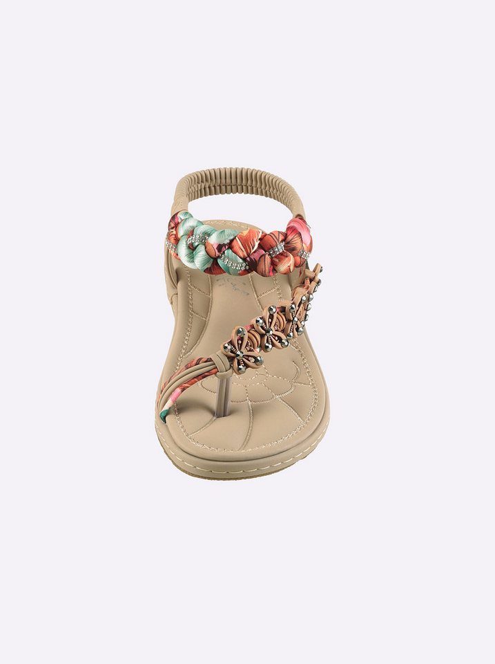 Andrea Conti Sandale Sandalette (beige/bunt)