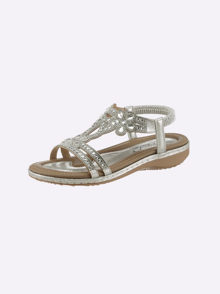 Andrea Conti Sandale Sandalette (silber)