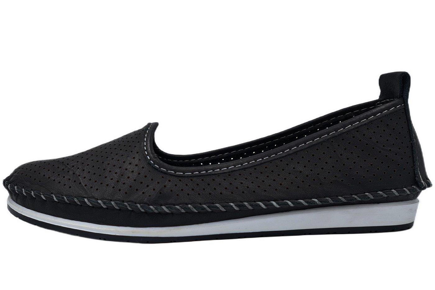 Andrea Conti Slipper (schwarz)