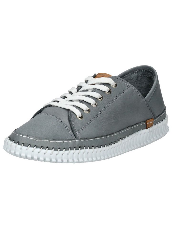 Andrea Conti Sneaker Leder Schnürschuh (grau)
