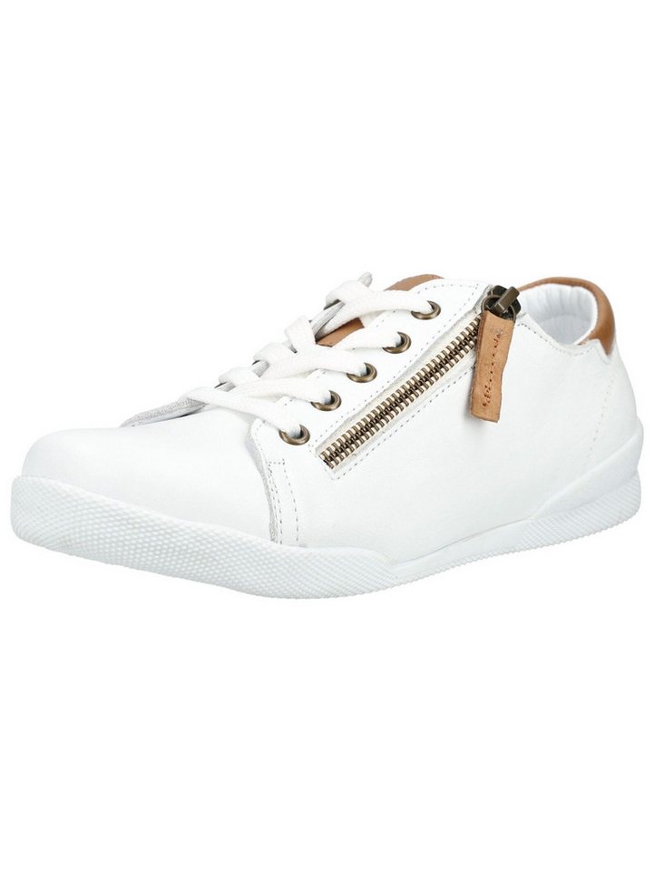Andrea Conti Sneaker Leder Sneaker (braun/weiß)