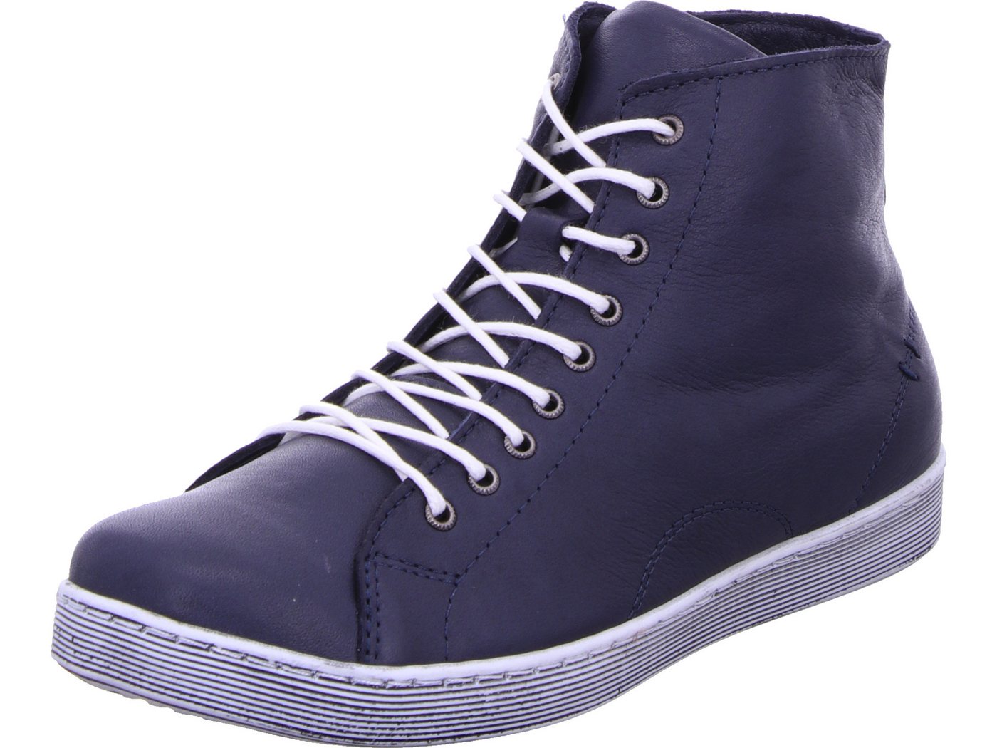 Andrea Conti Sneakerboots echtes Leder (blau)